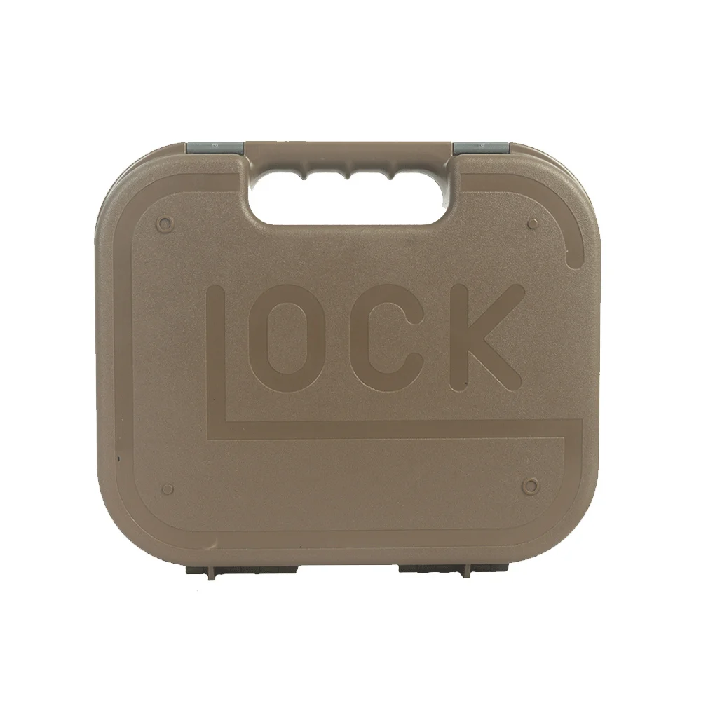 ABS GLOCK строительный пистолет, тактический Жесткий портативный ящик для инструментов, водонепроницаемый ударопрочный пистолет для хранения с режущей губкой