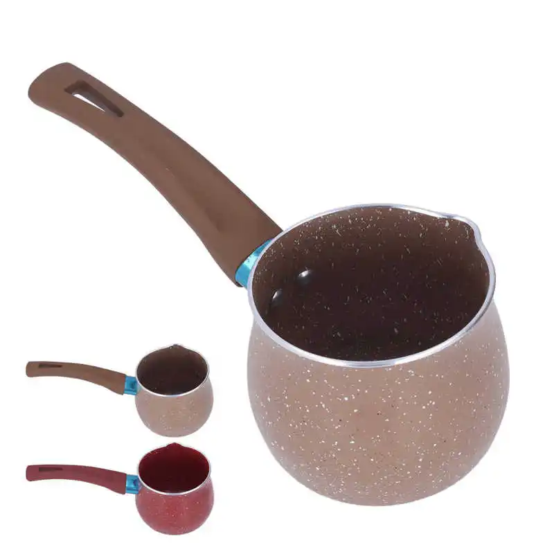 

Single Handle Saucepan Aluminum Alloy Mini Milk Pot for Coffee Gravy Butter