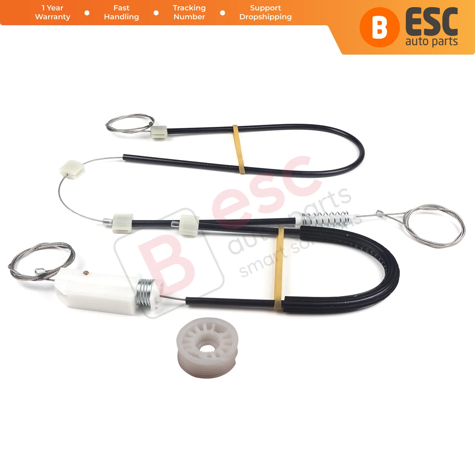 

ESC Auto Parts EWR972 Electrical Power Window Regulator Repair Kit Rear Left Door for Mercedes CLS W219 2004-2010 Fast Shipment