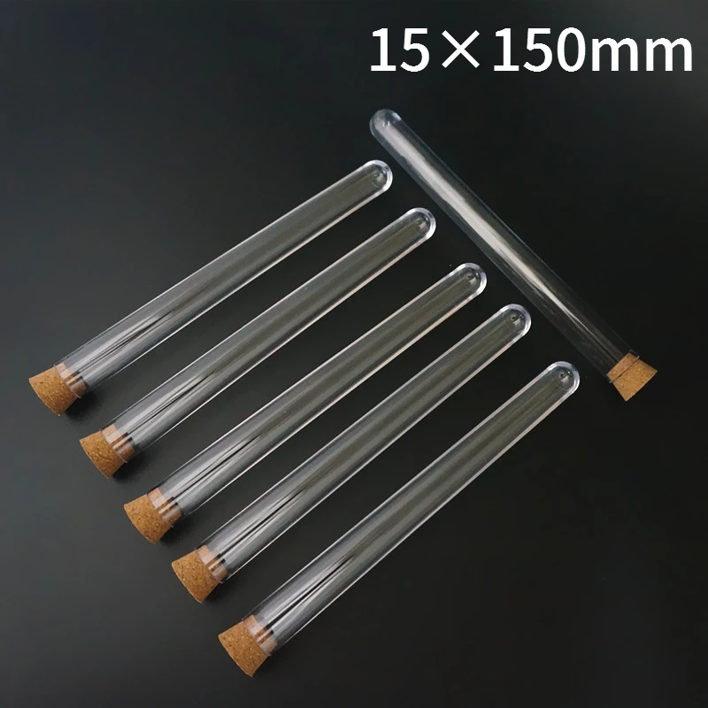 

Пластиковые пробирки 15x150 мм с пробкой