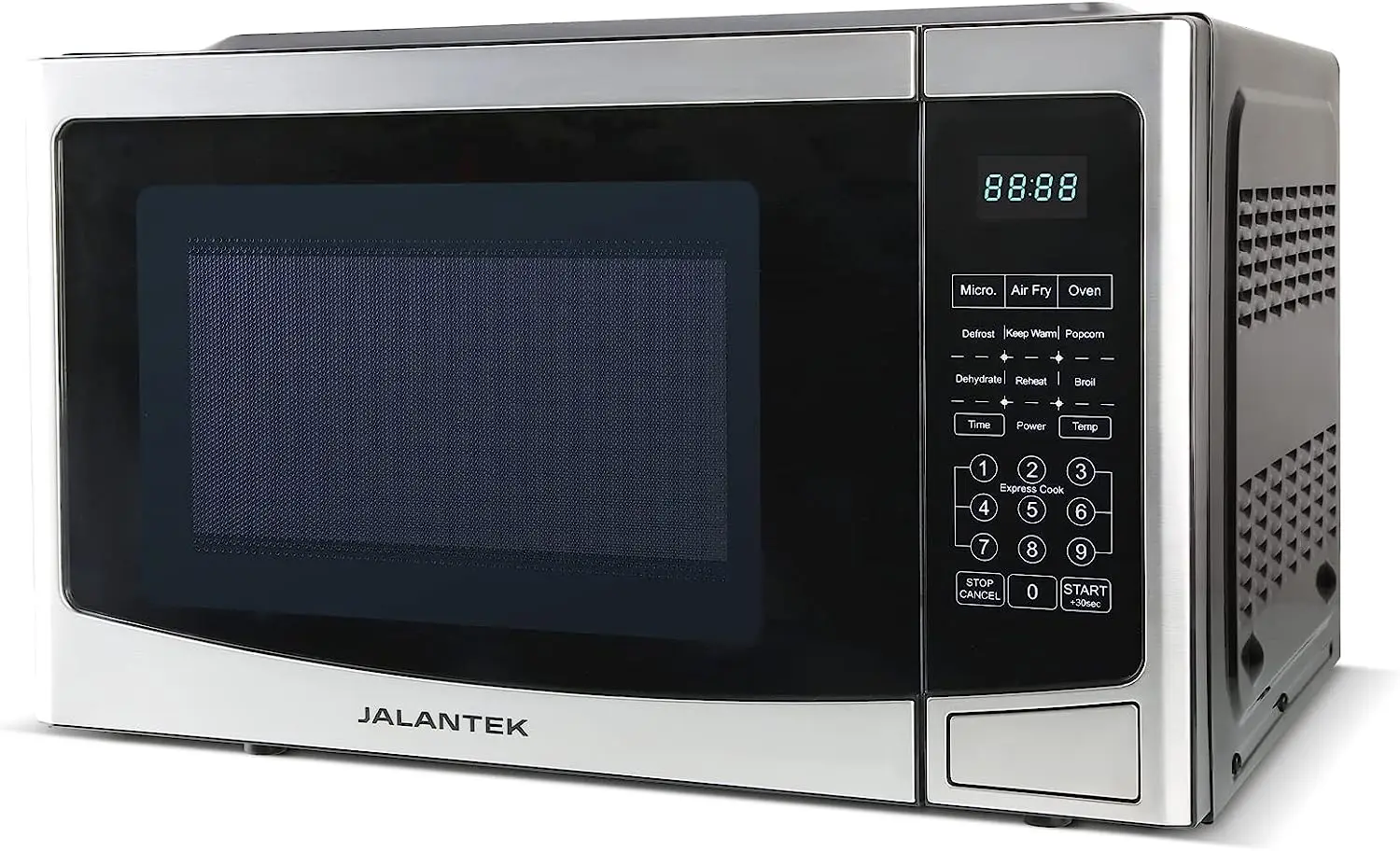 

Microwave Oven with Healthy Air Fry, Toaster Oven, Dehydrator, 1.2 Cu.ft/30L with Easy Clean Interior, Stainless steel