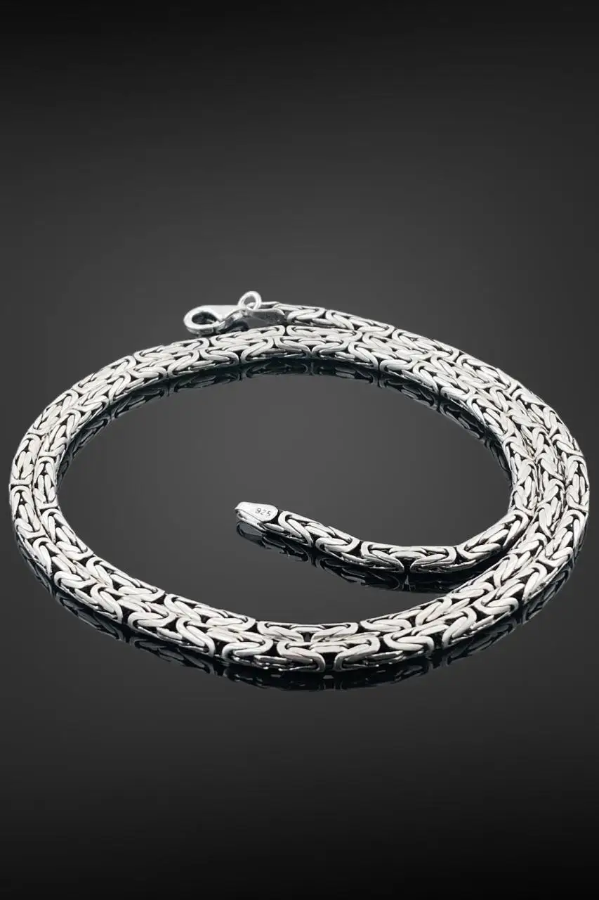 

Мужское ожерелье King Chain 31 г 60 см 3 мм из серебра 925 пробы