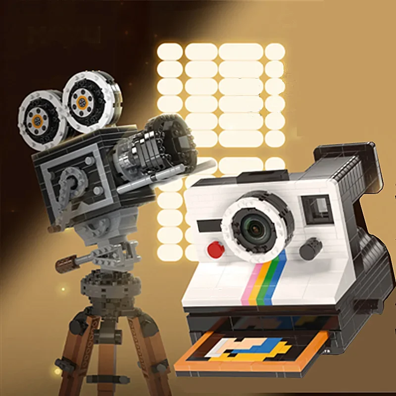 802 шт. новая идея креативная камера OneStep SX-70 микро-мини-блоки коллекция кирпичей