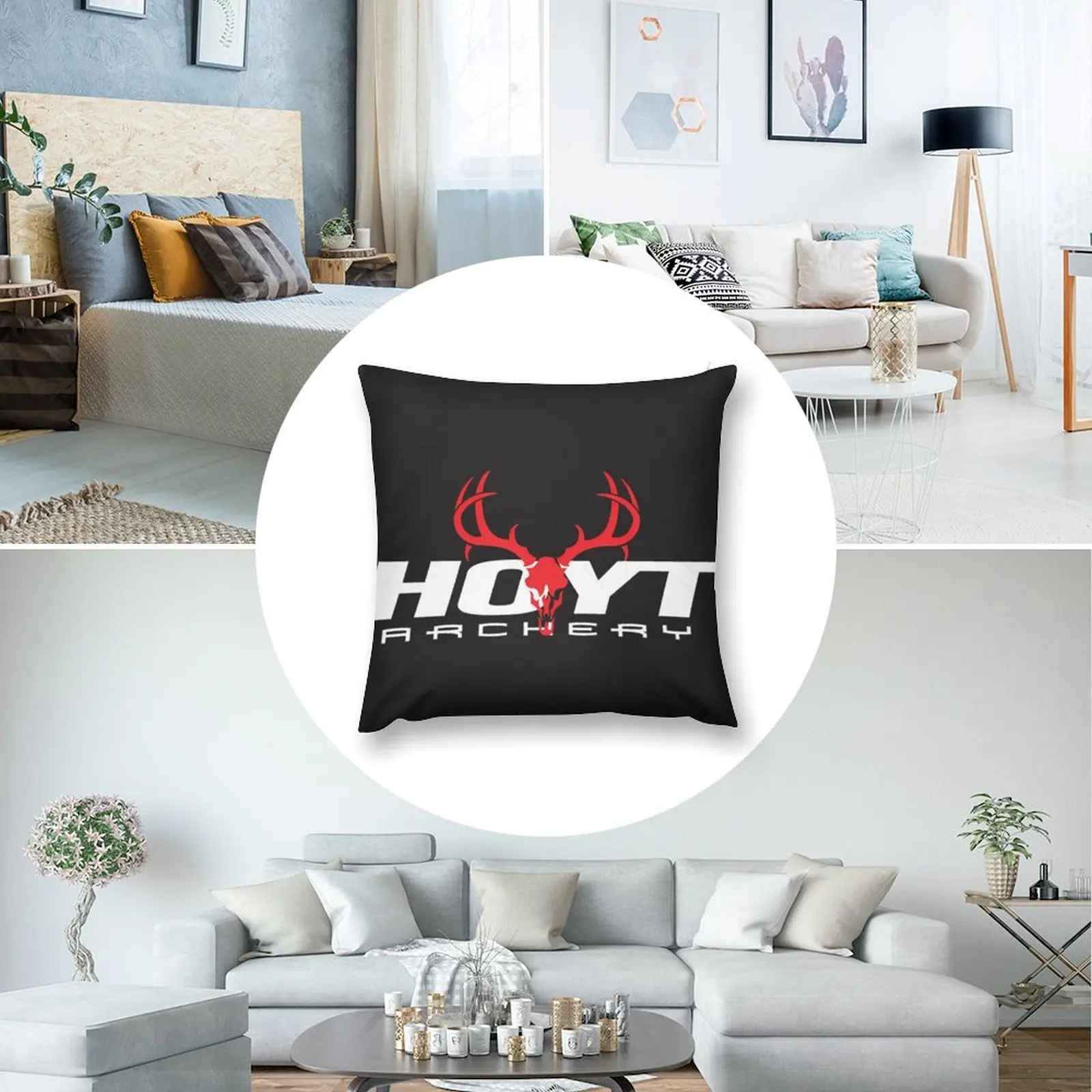 Hoyt Стрельба Из Лука Логотип лук стрела диванная подушка Подушка Наволочка