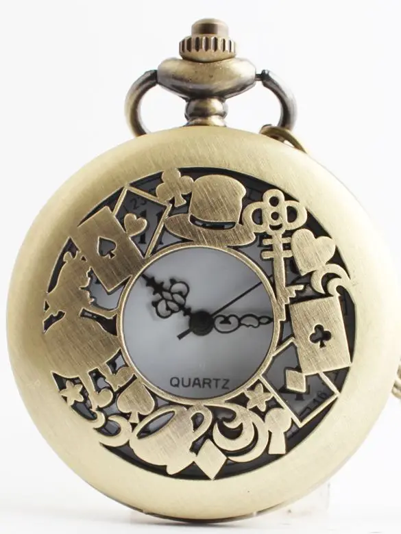 Vintage quartz pocket watch punk nostalgia pocket necklace pocket watch
