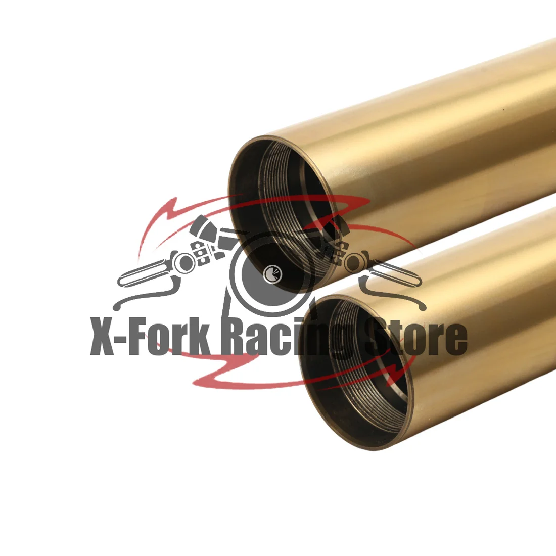 Золотистые внутренние трубки передней вилки для HONDA CB900F 919 Hornet 2003-2007, 51410-MCZ-013, 43x615 мм, внутренние стойки амортизационной подвески (art.: 3920dbda80278) - 3920dbda80278