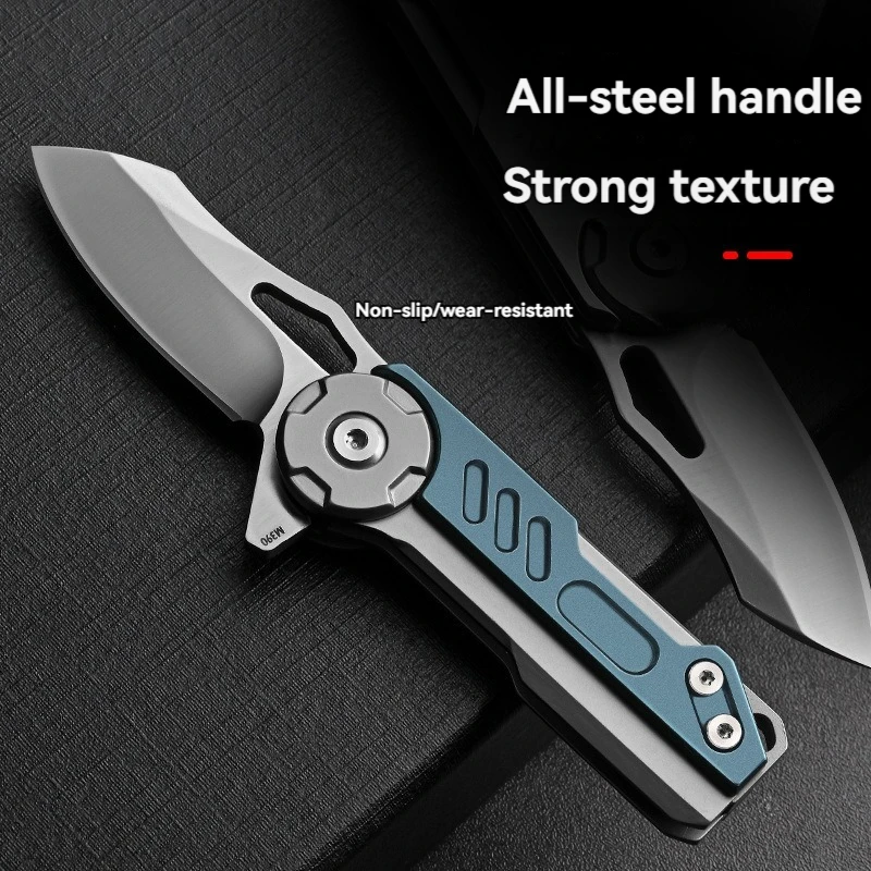 Портативный нож для распаковки из нержавеющей стали мини складной на колесах