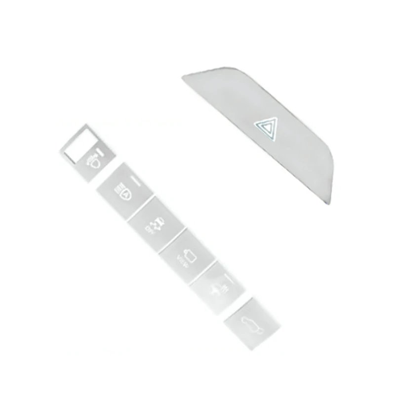 

For Toyota Harrier Venza 2020-2022 Car Headlight & Warning Light Button Sticker Cover Trim Patch Accessories