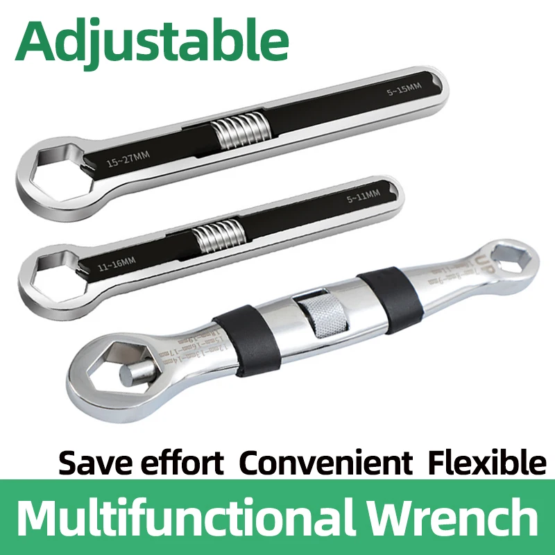 

23 In 1 Wrench Multifunctional Rotate Adjustable Torx Wrench Double End Universal Hand Tool for Car Repair Labor Saving