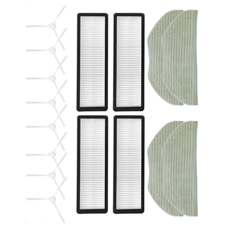 

16PCS Replacemnet Kit For Mijia Anti-Winding Sweeping And Dragging Robot STFCR01SZ Vacuum Cleaner Mop Filter Side Brush