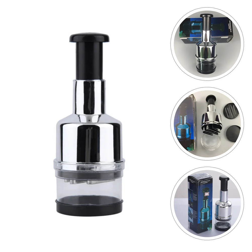 

1PC Garlic Press Condiment Crusher Fruit Crusher Vegetable Processor Stainless Steel Mincer