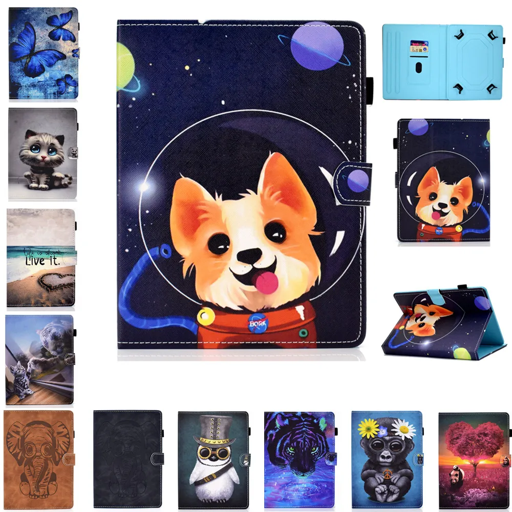 

For PRESTIGIO WIZE 1157 4G PMT1157_4G_C PMT1157 PMT1157_4G_C_RU 7 Inch Tablet PU Leather Cover Universal Case