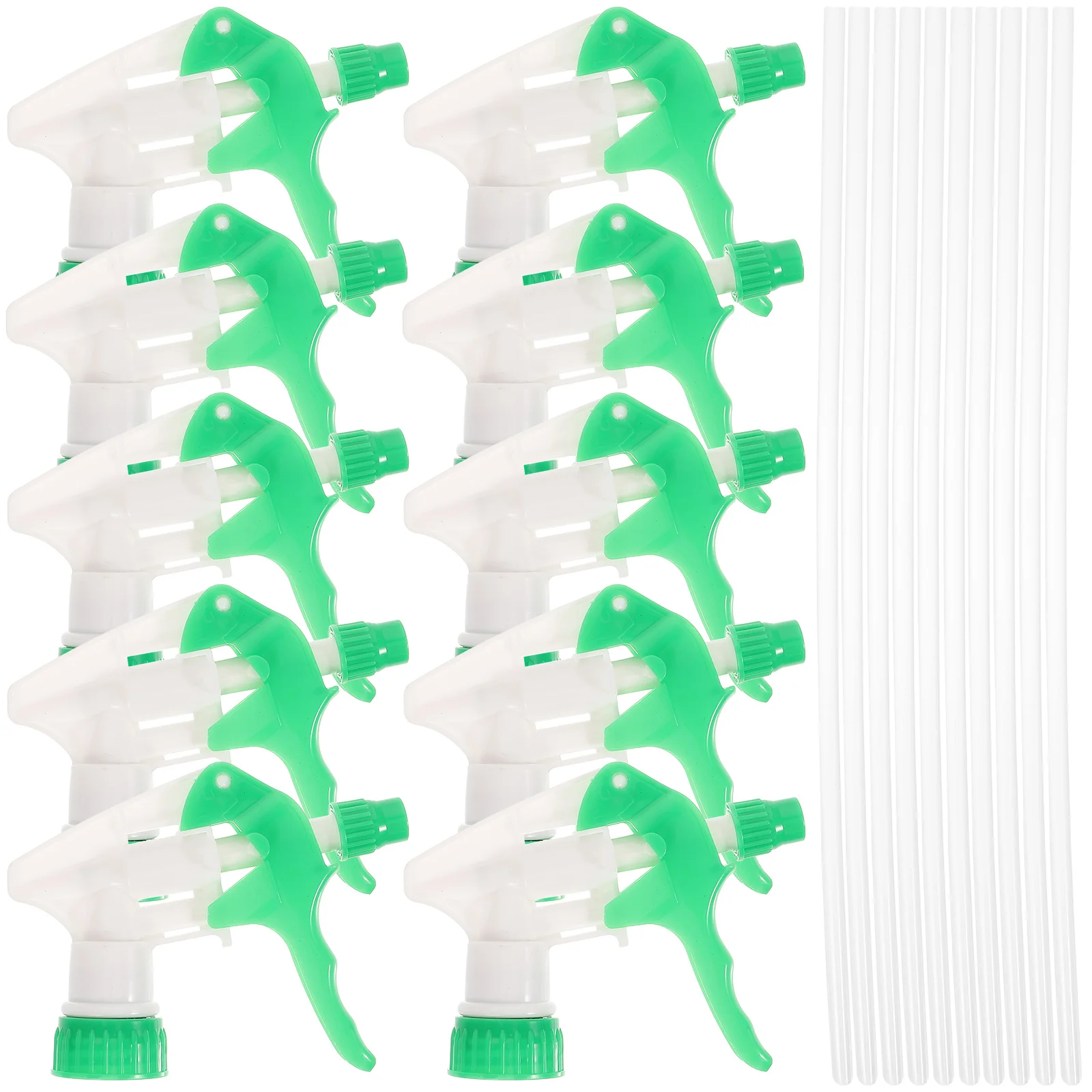 

10pcs Trigger Sprayer Replacement Spray Bottle Stream Mist Bottle Nozzle for Home Office Cleaning Gardening Supplies