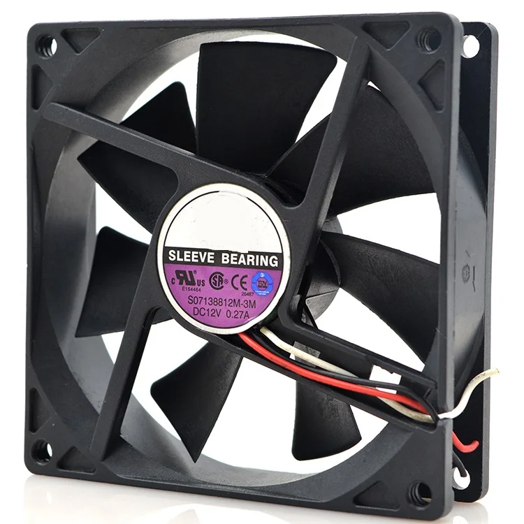 

New original S07128812M-3M 9025 12V 0.27A 9CM 3-wire cooling fan