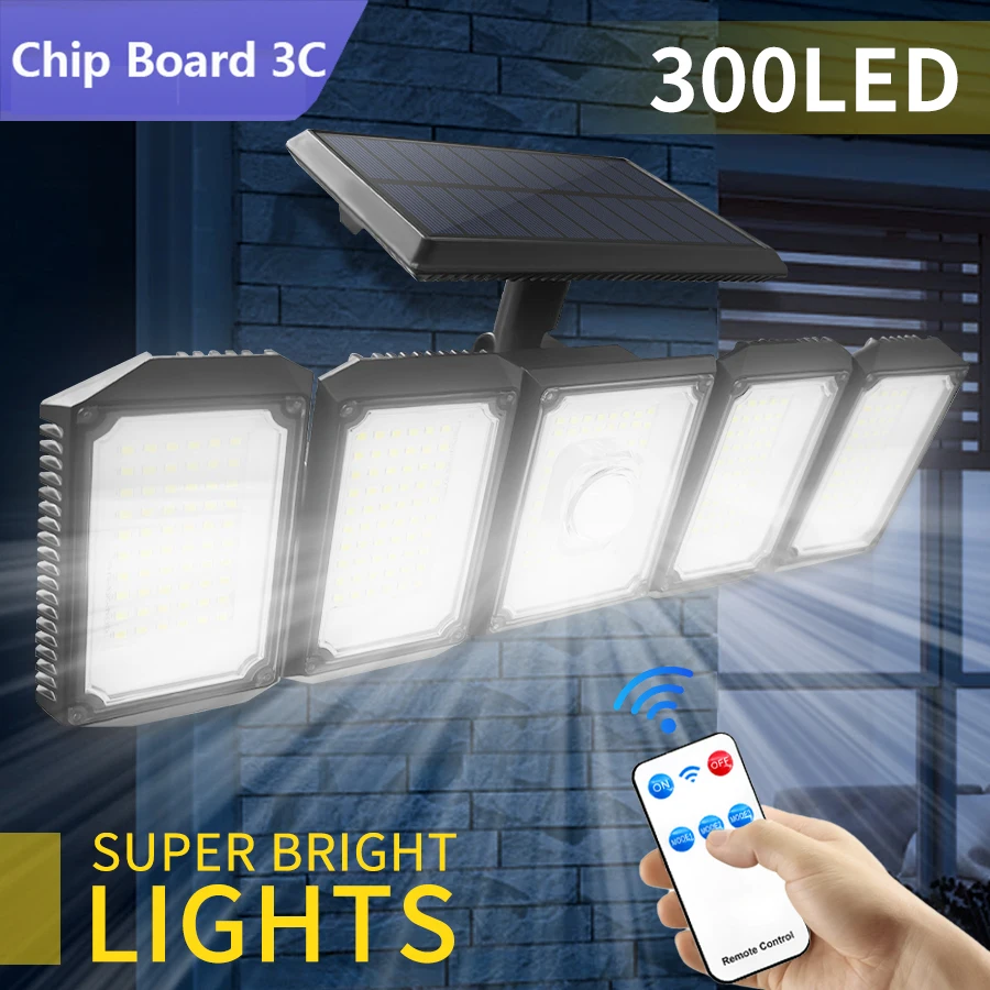 Мощные Фонари на солнечной батарее уличная лампа с аккумулятором фонарик