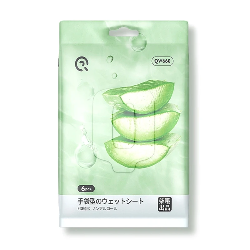 

1x/ 6x Disposable Pet Wipes for Dogs & Cat Cleansing Grooming No Rinse Cleaning Disposable Dog Grooming Glove Wipes