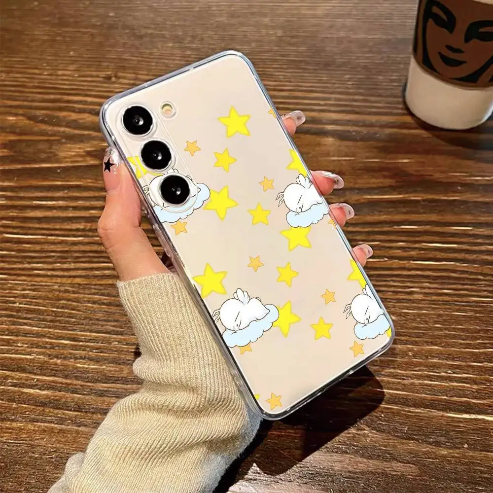 Чехол для телефона с милым кроликом MashiMaros для Samsung A10,12,20,21S,30,31,40,50,51,52,70,71, прозрачный чехол (art.: 3920dc4c4ff31) - 3920dc4c4ff31