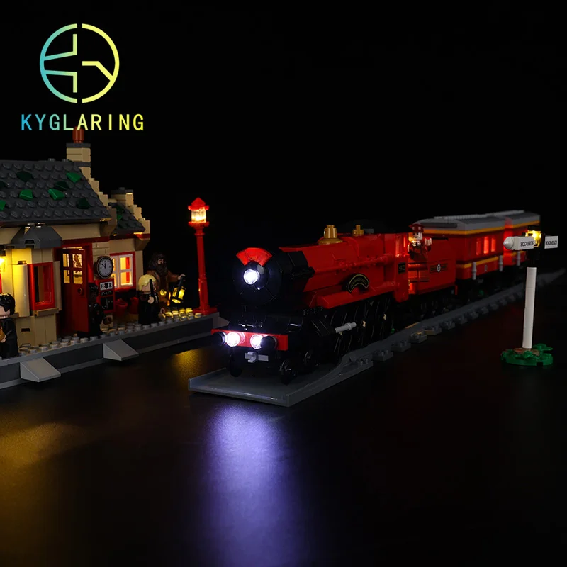 

Набор светодиодного освещения Kyglaring, игрушки «сделай сам» для 76423 года, набор Экспресс-поездов с станцией Hogsmeade (только фотоэлемент входит в комплект)