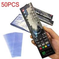 50pcs transparent shrink film bag anti dust protective case cover for tv air conditioner remote control shrink plastic sheets