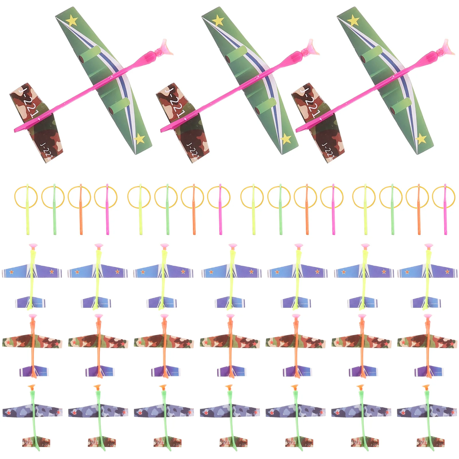 

30 Pcs Airplane Party Favors Throwing Plaything Outdoor Toys Kids Model Paper Parent-child