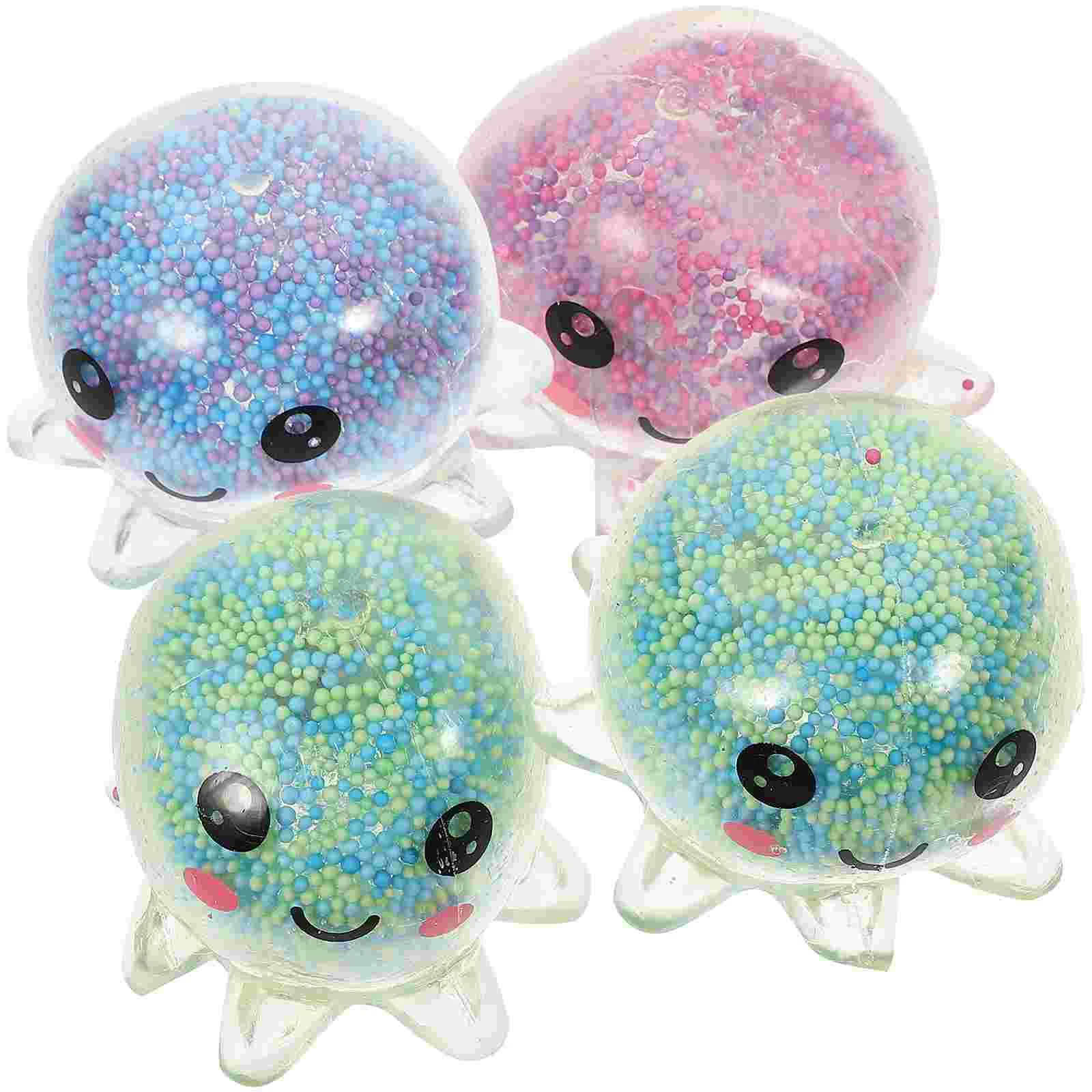 

Toyball Decompression Stress Animal Sensory Fidget Squeeze Water Octopus Lovely Resistant Wear Household Adult Luminous Portable