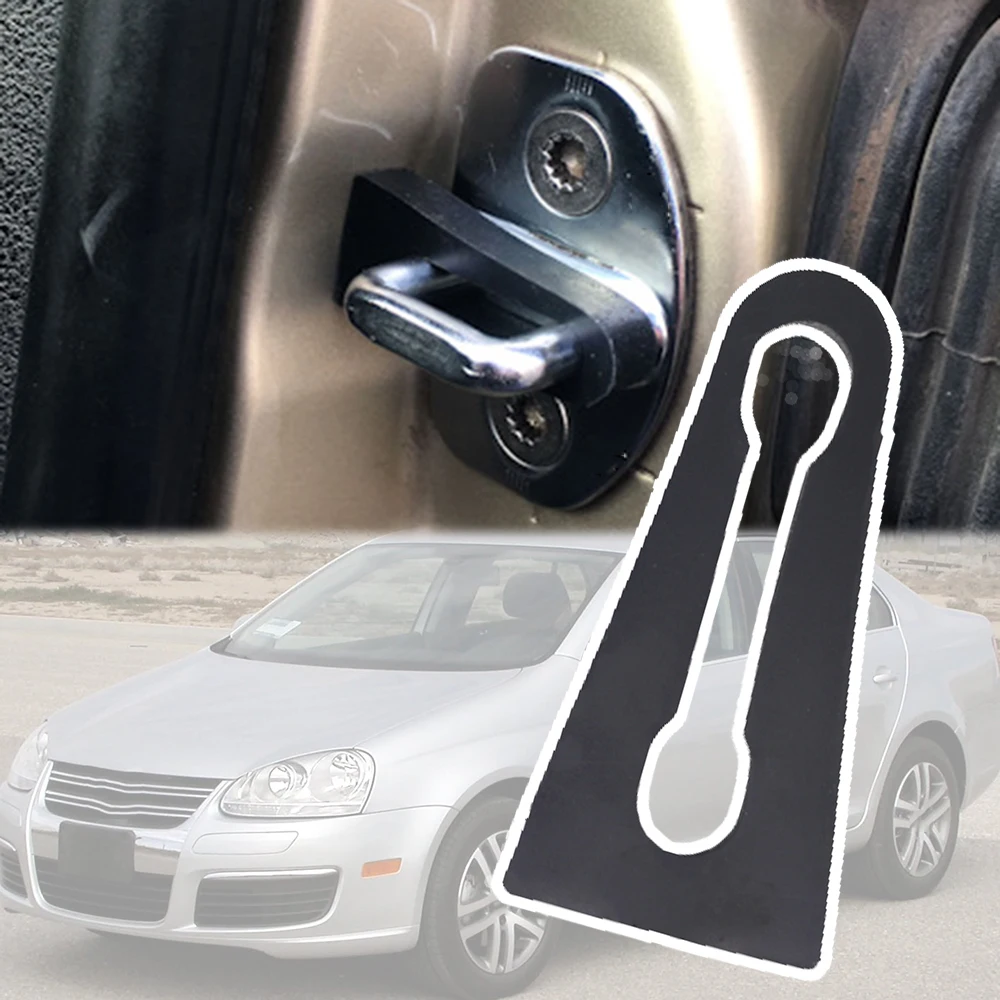 

For VW Jetta A5 A6 2006 2007 2008 2009 2010 - 2018 Bora Door Lock Damper Buffer Deadener Seal Shock-Absorbing Damping Protector