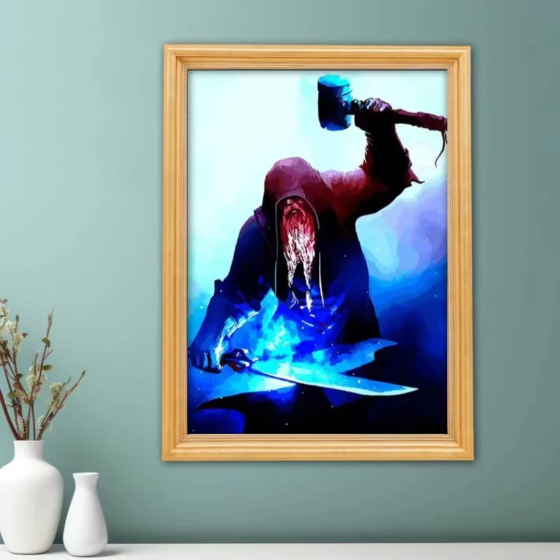 Алмазная живопись Dark Souls III Классический Солнечный Воин