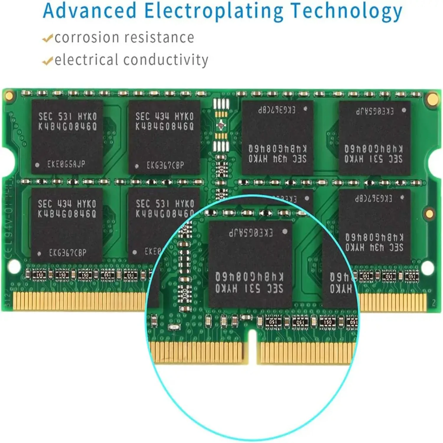 2X8 ГБ DDR3L 1600 МГц SODIMM Оперативная память для ноутбука DDR3 8 1 35 В PC3L-12800S Non-ECC - зеленый