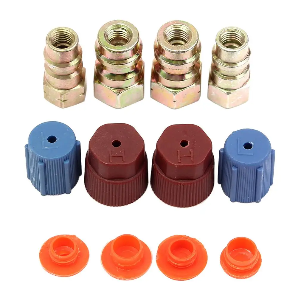 

Лидер продаж! 3/8 дюймов 7/16 дюймов высокое давление R12 зарядный порт к R134a быстроразъемному адаптеру