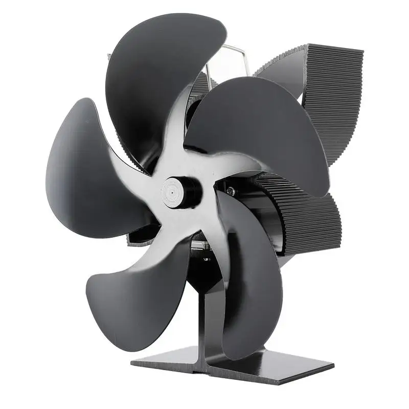 

Blades Stove Fan For Wood Burning Stove Or Pellet Stove Quiet Home Heat Powered Fireplace Fan Efficient Heat Distribution