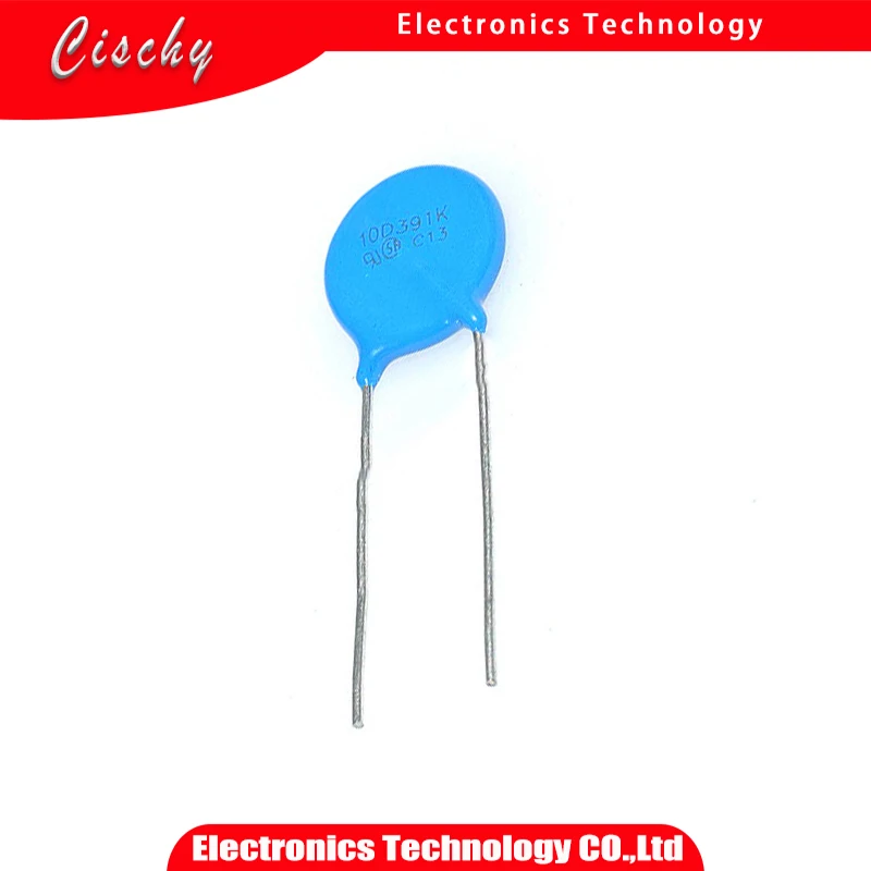 

10 шт. Варистор 10D391K 390 в piezoresistor 10D391
