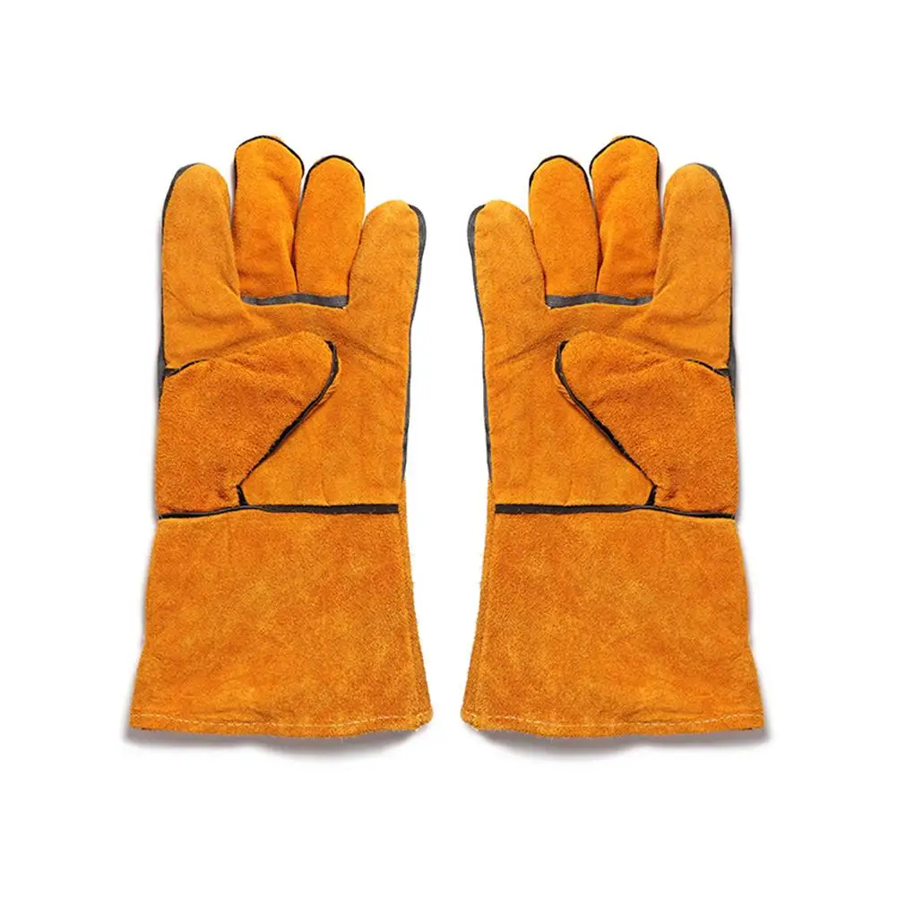 

Outdoor Bbq Long Anti-scalding Gloves Heat Insulation Oven Protective Gloves Picnic Camping Cooking Supplies