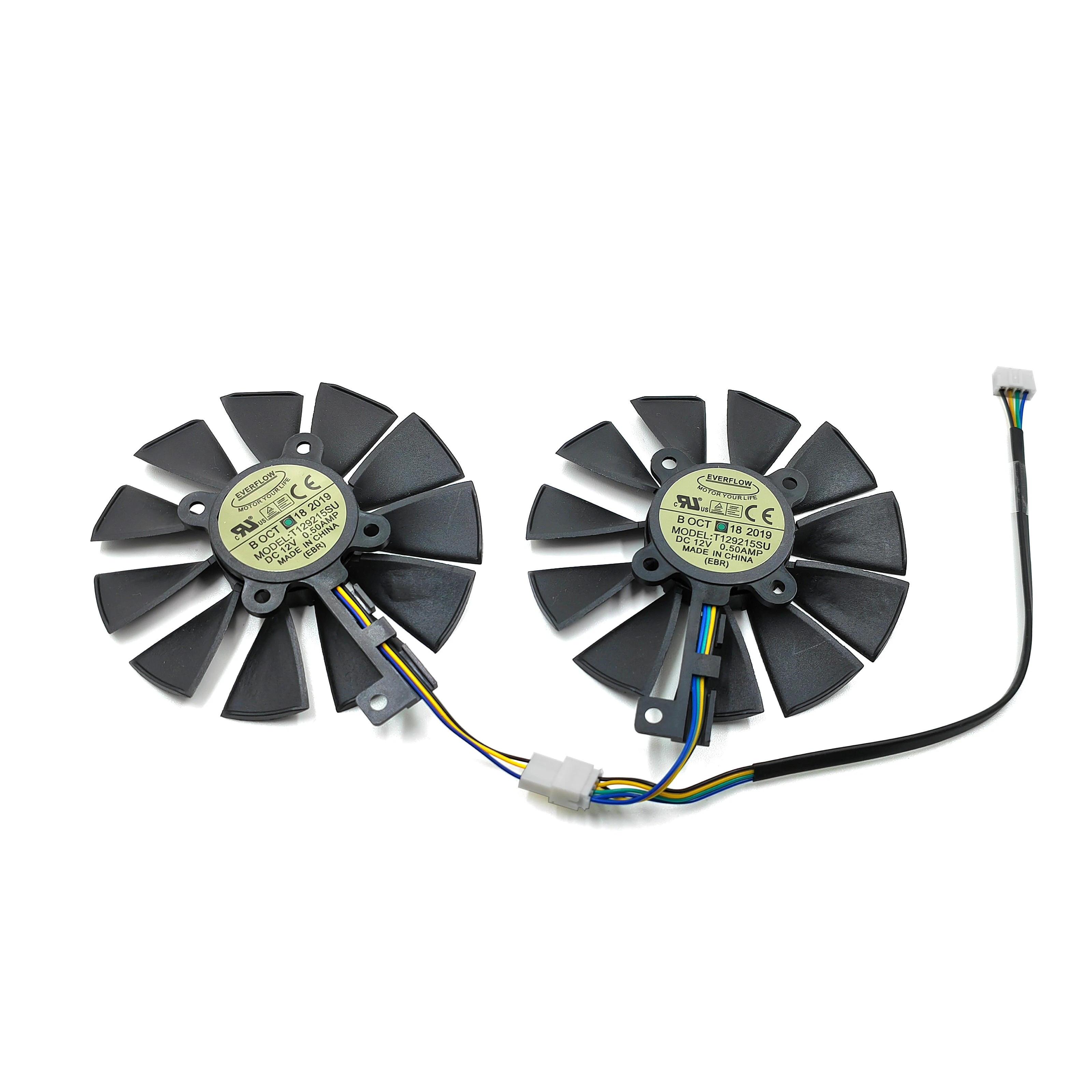 

NEW 87MM GTX1060 GTX1070 RX480 Cooler Fan For ASUS GTX 1060 1070 RX 480 Graphics Card T129215SU PLD09210S12HH 28mm Cooling Fans