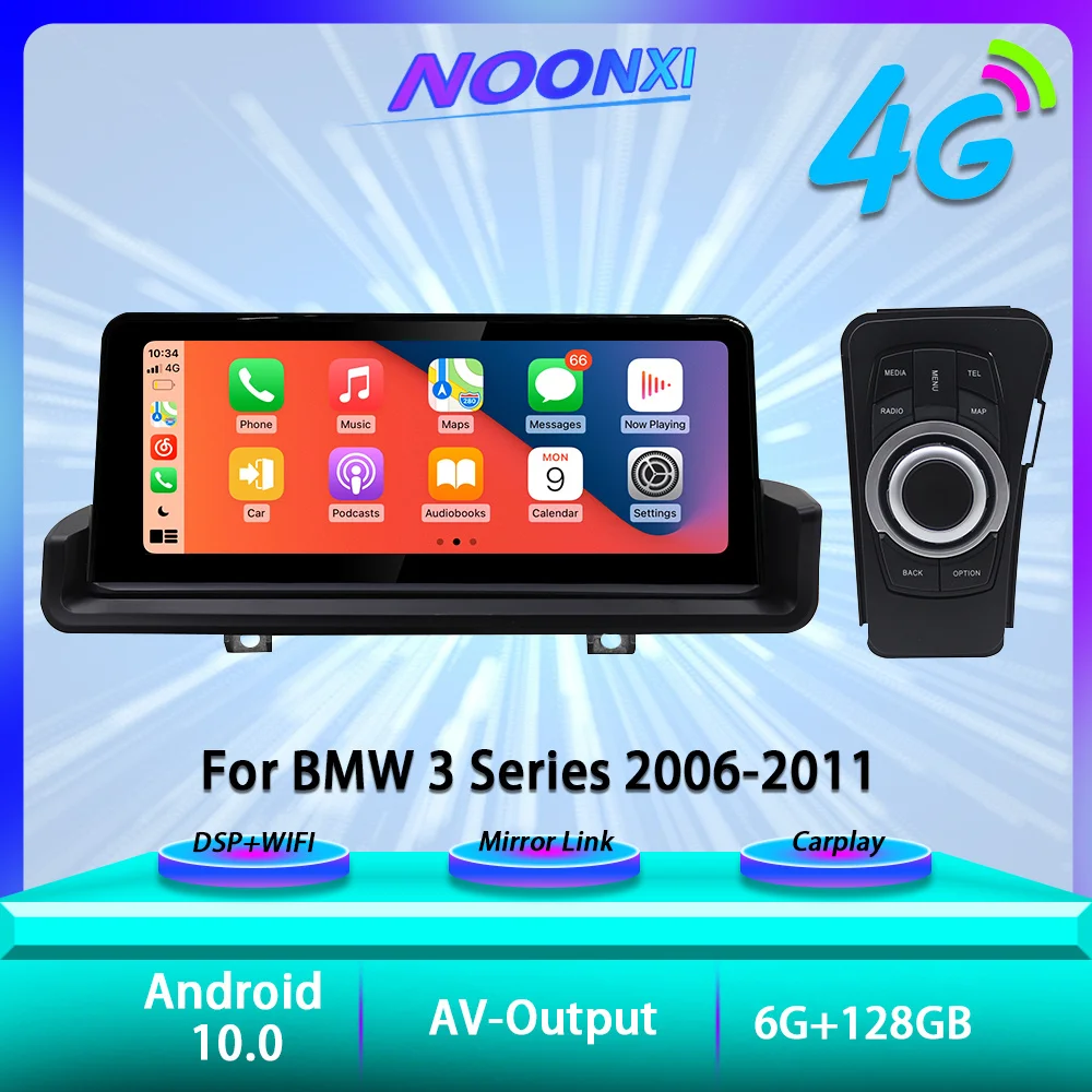 

128G For BMW 3 Series E90E91E92E93 2005-2012 Right Peptide Car Radio Navigation Multimedia Player Tesla Screen Stereo Carplay