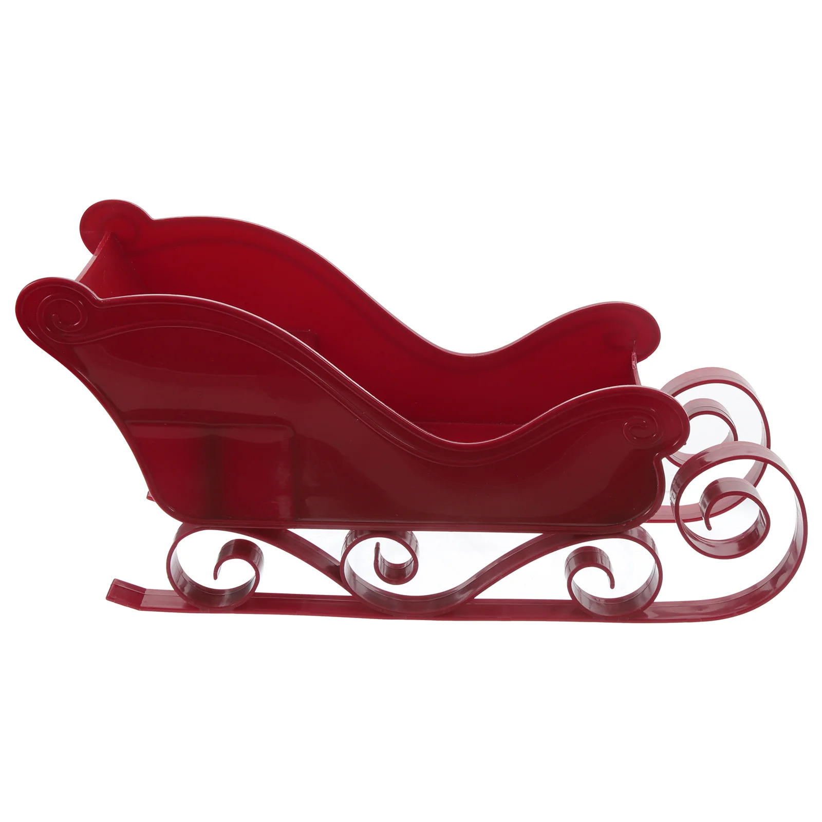 

Decor Home Christmas Sleigh Adornment Exquisite Ornament Pendant Plastic Sled Gift