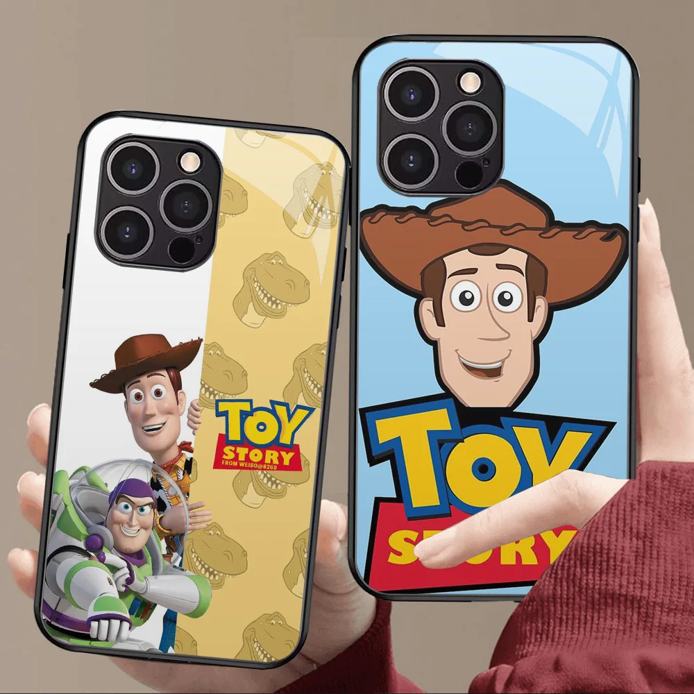 Роскошный чехол из закаленного стекла T-5 Toy Story для Xiaomi POCO X6 C61 Redmi Note 9A 9 9C 9T 9S Pro Max 5G