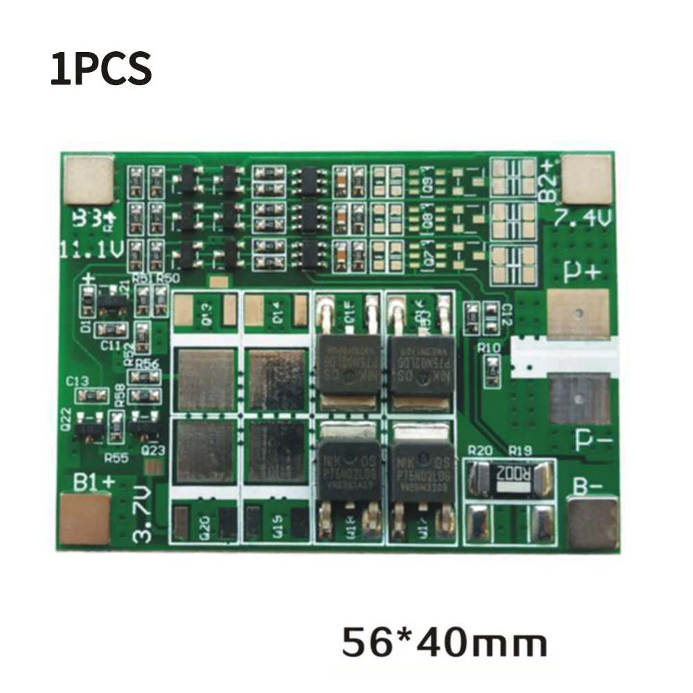 

1PC 3S 12V 20A Li-Ion Li-Ion Battery Charger BMS Protection Board Module Fishing Machine 12V Lithium Battery Protection Board