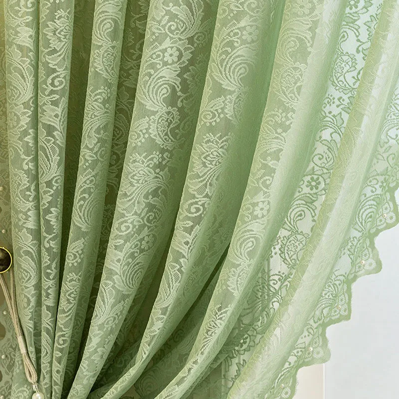

Кружевные шторы из полиэстера