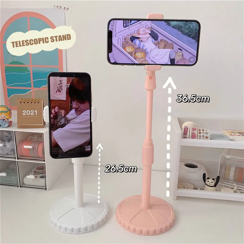 

Girl mobile phone bracket desktop can lift net red live video photo lazy artifact multi-function overhead bracket