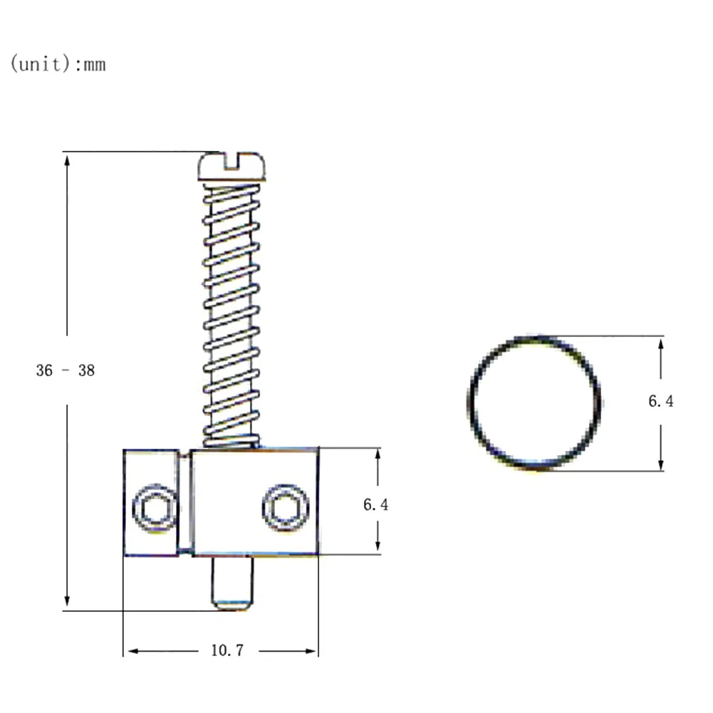6-гранные седла для гитарного моста прочная латунная конструкция идеально