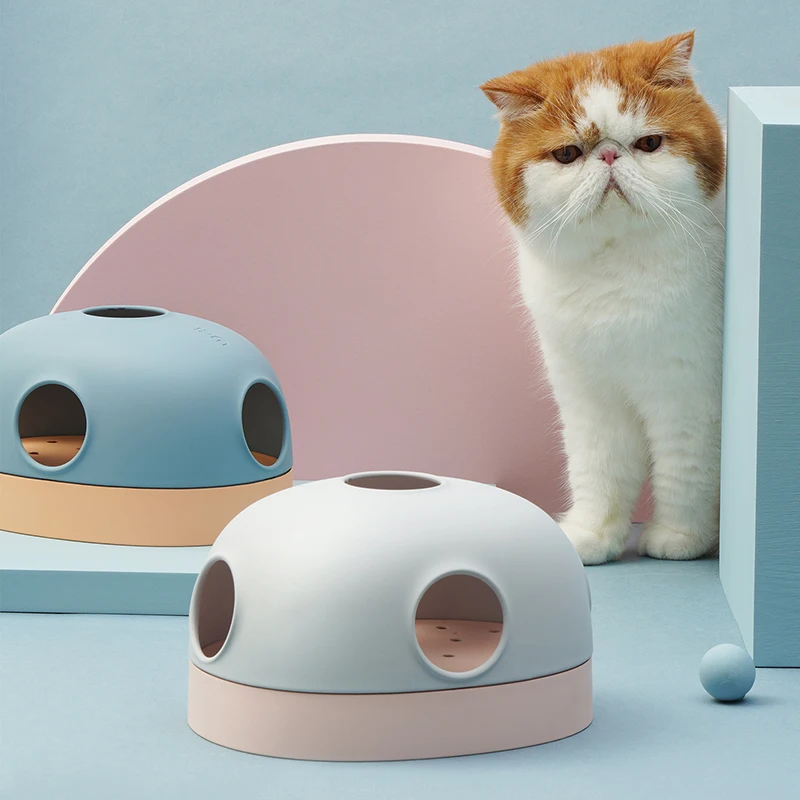 

3 In 1 Pets Cat Toy Track Ball Interactive Intelligence Puzzle Toys Cats Games Treat Plush Amusing Training Accessories