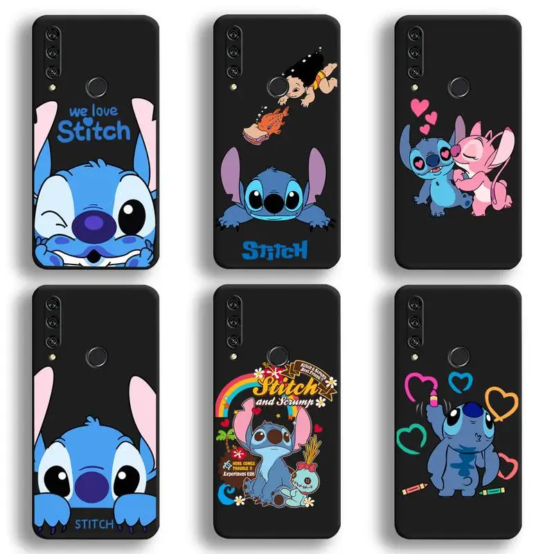 

Disney Cartoon Lilo Stitch Phone Case For Huawei Y6P Y8S Y8P Y5II Y5 Y6 2019 P Smart Prime Pro