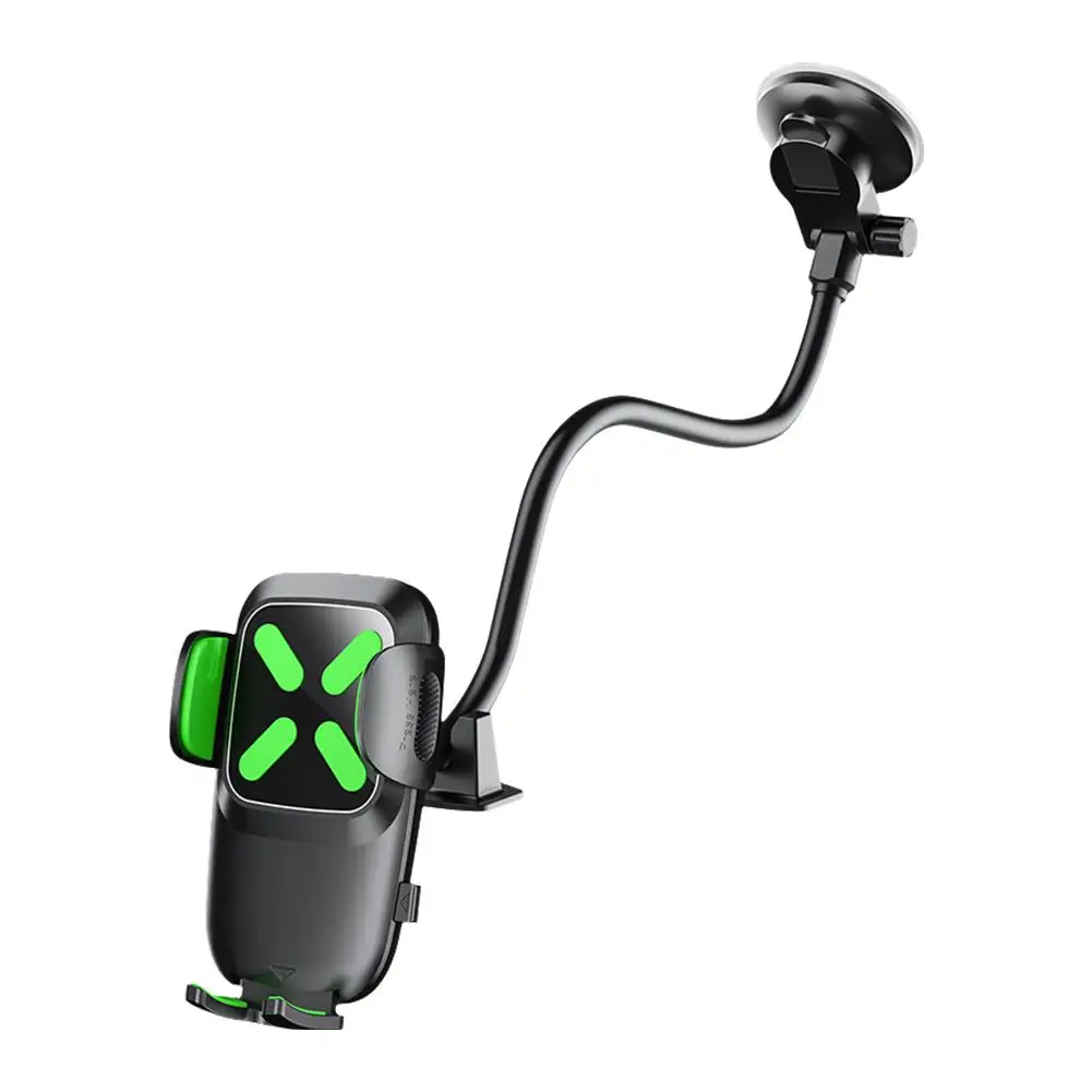 Универсальный автомобильный держатель на присоске с длинной ручкой для телефона