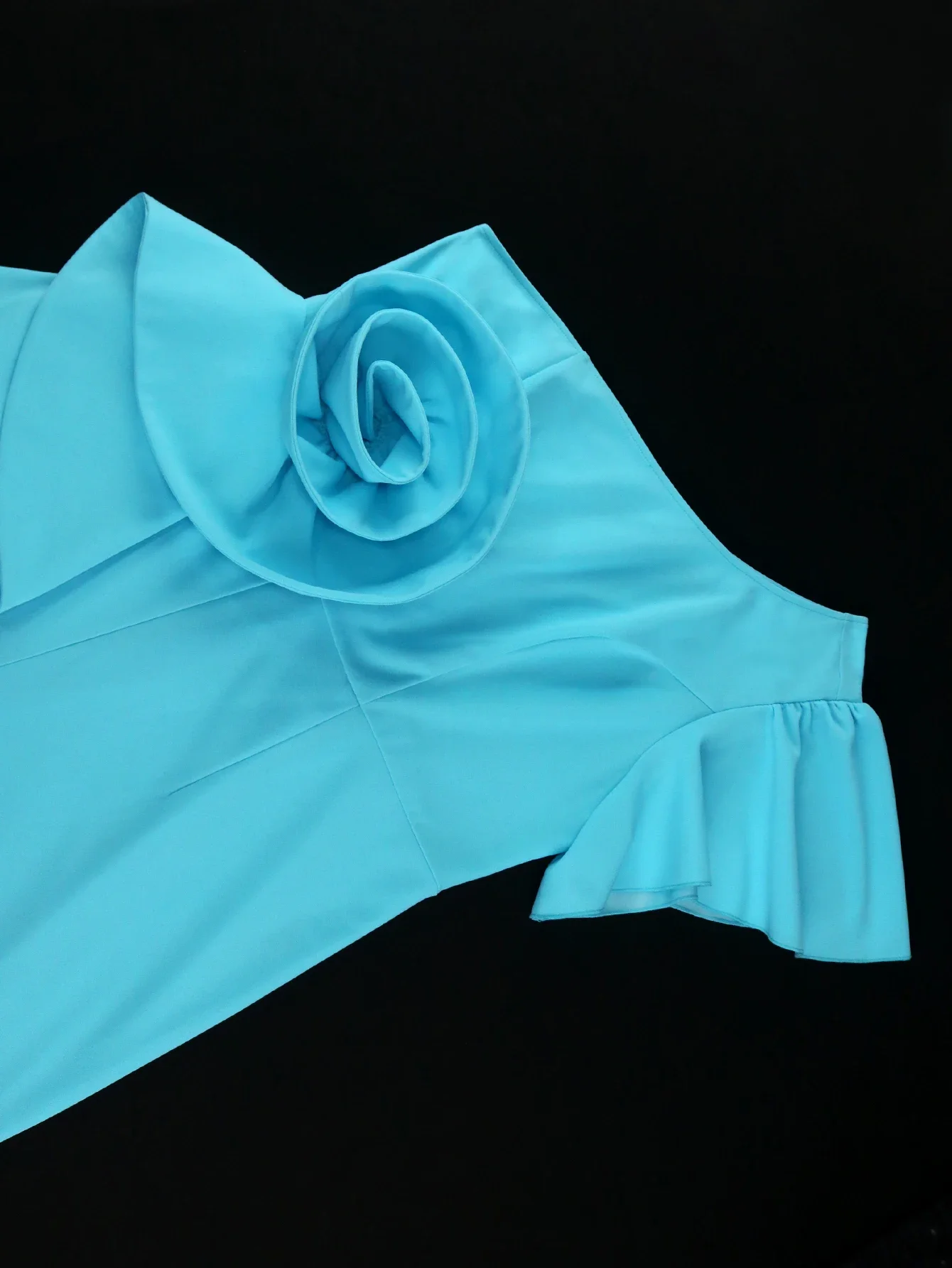 Женский элегантный прямой комбинезон на одно плечо с коротким рукавом и большим