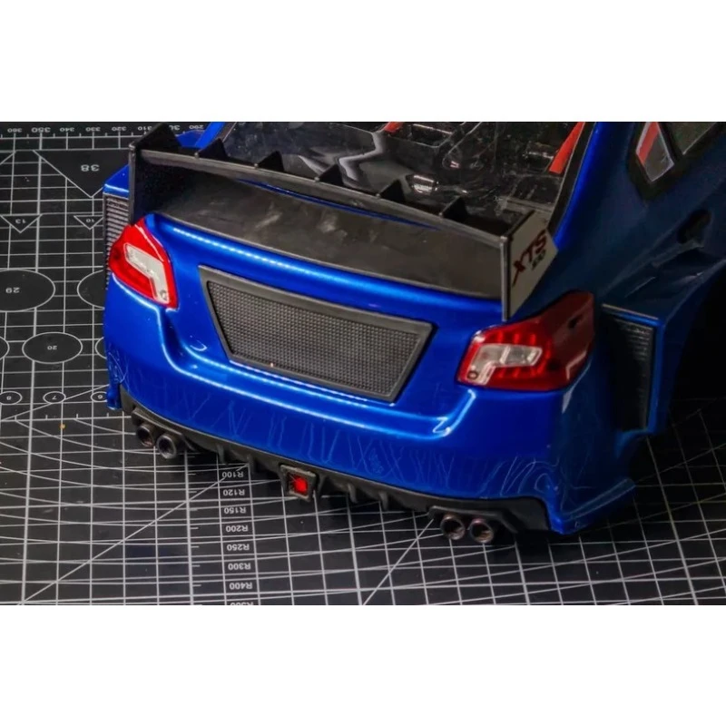 Фото RLAARLO XTS S10 1/10 RC Rally Car: Наконечники выхлопных труб с эффектом обратного хода пламени, LED-подсветкой и пилотным светом, 3D-печатные модифицированные детали для тюнинга №1