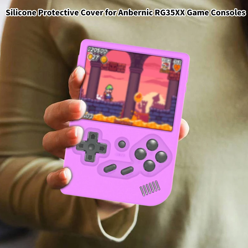Силиконовый защитный чехол для ANBERNIC RG35XX ретро портативная игровая консоль
