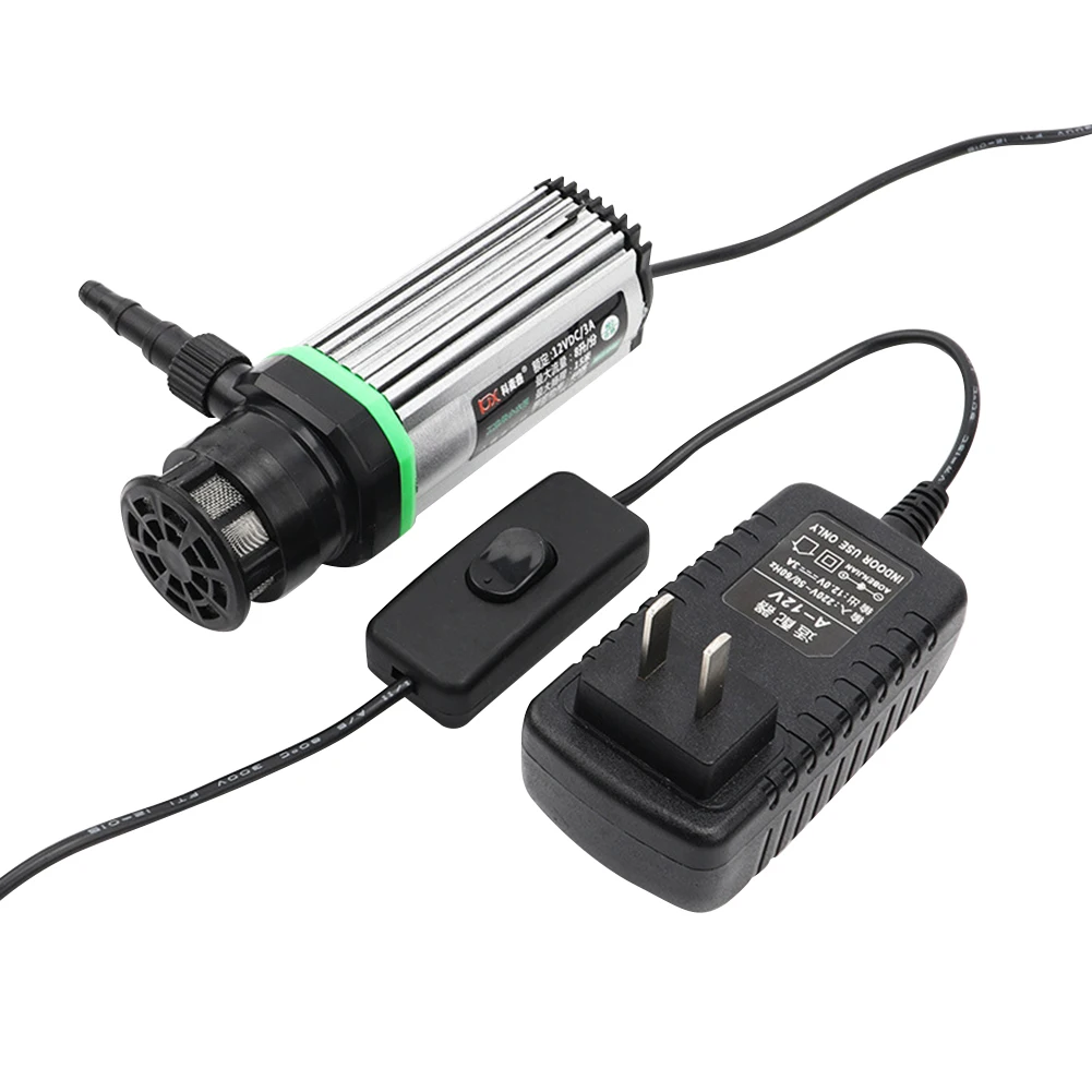 Погружной водяной насос постоянного тока 12 В ультра-тихий самовсасывающий