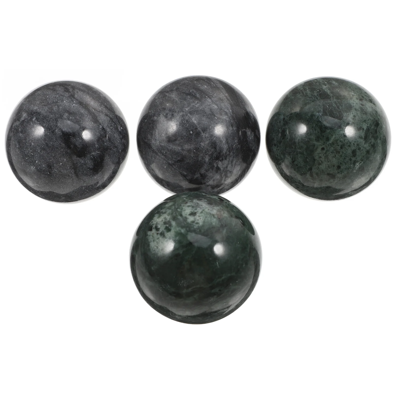 2 комплекта подтягивающих мячей для упражнений медитационных шариков мраморных