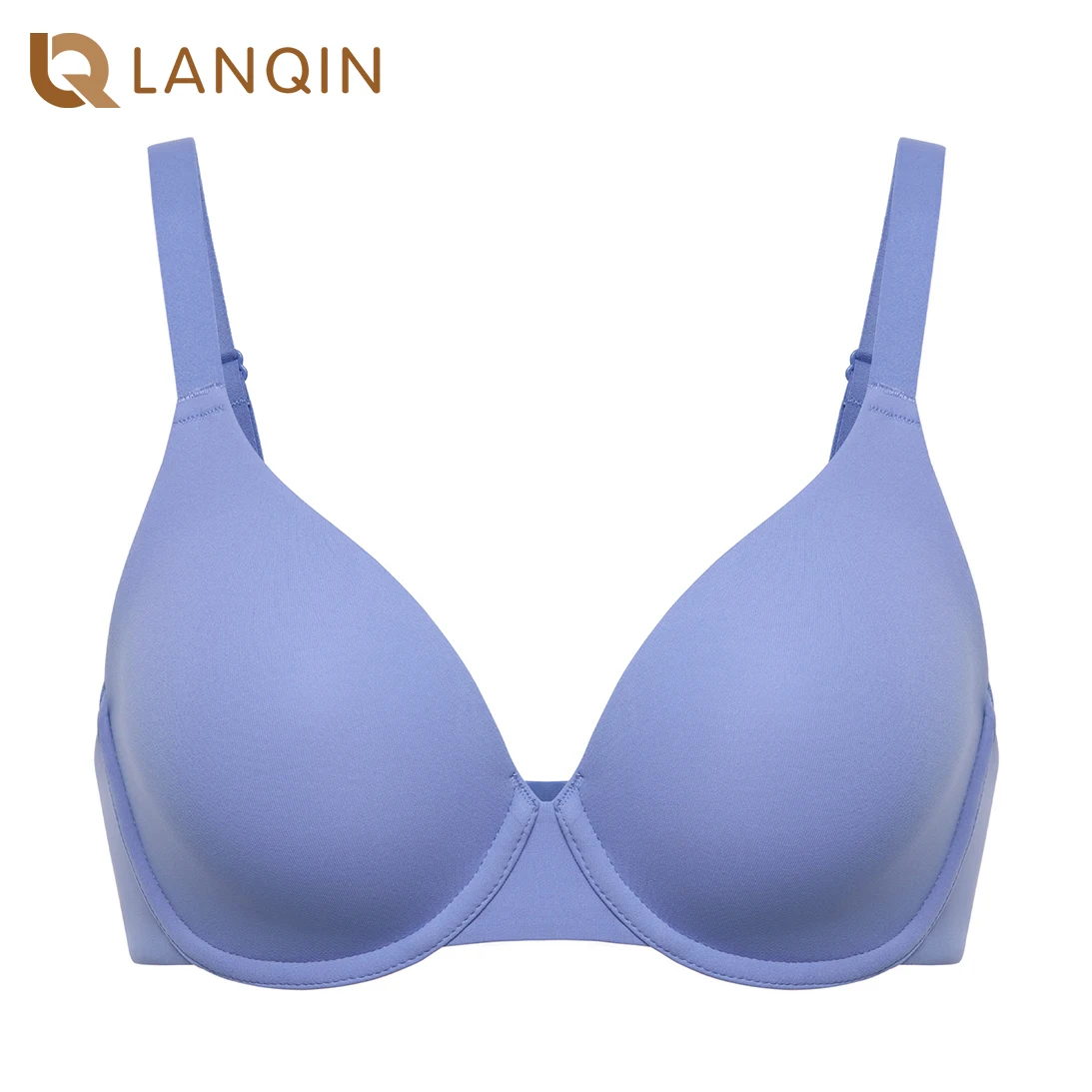 Женский бюстгальтер Inbarely Plus с глубоким вырезом полное покрытие большие размеры