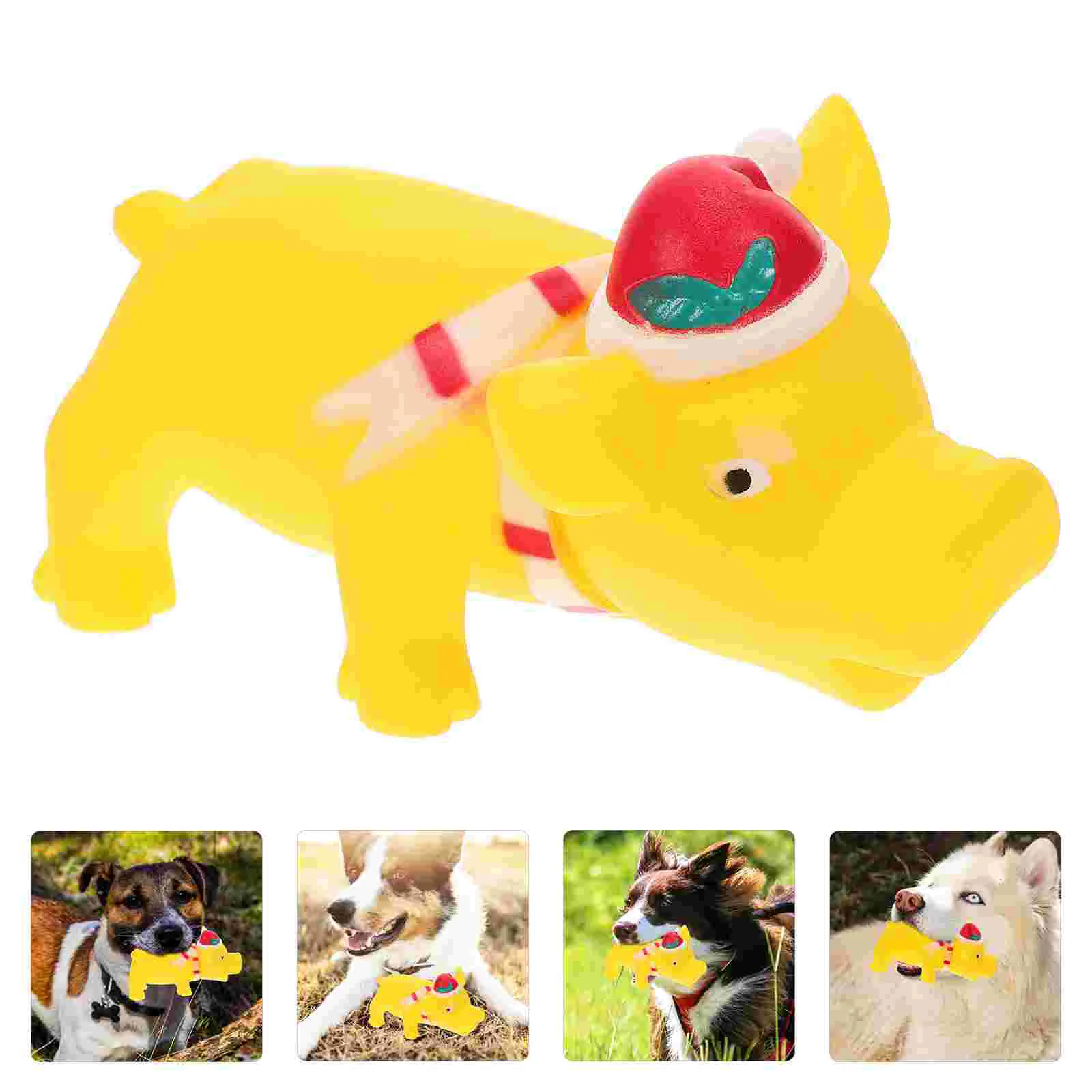 

Pet Latex Toys Dog Chew Playing Squeaky Funny Puppy Small Dogs Pets Interactive Squeakers